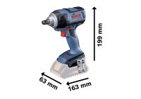 BOSCH Professional GDS 18V-300 Solo...