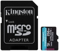 KINGSTON 256GB microSDXC Canvas Go Plus 170R A2 U3 V30...