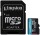 KINGSTON 256GB microSDXC Canvas Go Plus 170R A2 U3 V30 Card + ADP