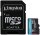 KINGSTON 64GB microSDXC Canvas Go Plus 170R A2 U3 V30 Card + ADP