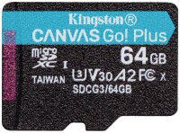 KINGSTON 64GB microSDXC Canvas Go Plus 170R A2 U3 V30...