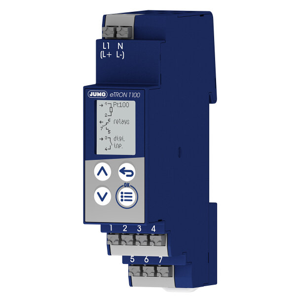 JUMO Digitaler 701052/8-01-02-00/000 Thermostat, 230 V, Pt100, 00721265