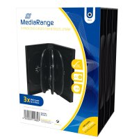 MEDIARANGE DVD-Leerhülle für 8 Dics 27mm...