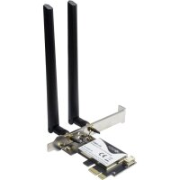 INTERTECH Inter-Tech Wireless + Bluetooth 5.0 Adapter...