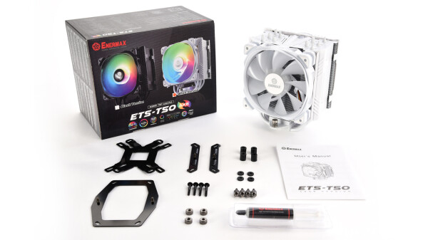 ENERMAX Kühler ETS-T50A-W-ARGB 230W+ TDP,PWM RGB - Weiß