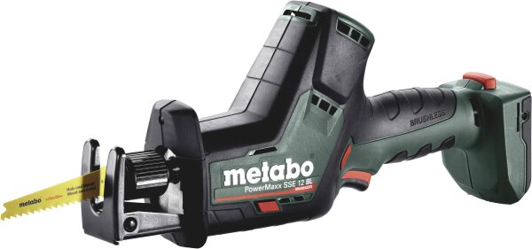 METABO POWERMAXX SSE 12 BL Akku-Säbelsäge ohne Akku 12 V