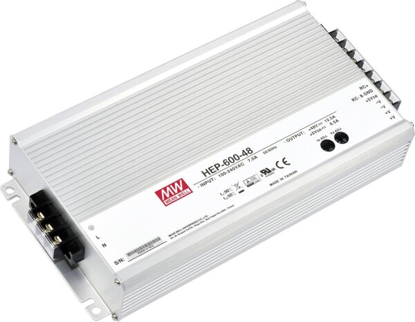 MEAN WELL AC/DC-Einbaunetzteil 11.2 A 604.8 W 54 V/DC Ausgangsspannung regelbar