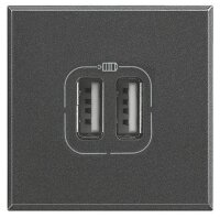 LEGRAND USB-Steckdose Axolute Anthrazit HS4287C2