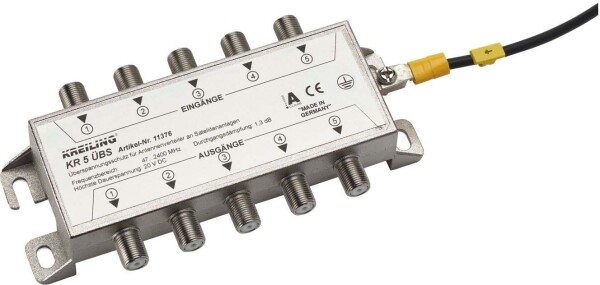 KREILING TECHNOLOGIEN GMBH KREI Überspannungsschutz für 5 KR5ÜBS Leitungen LNB+Terr v.Multischalter