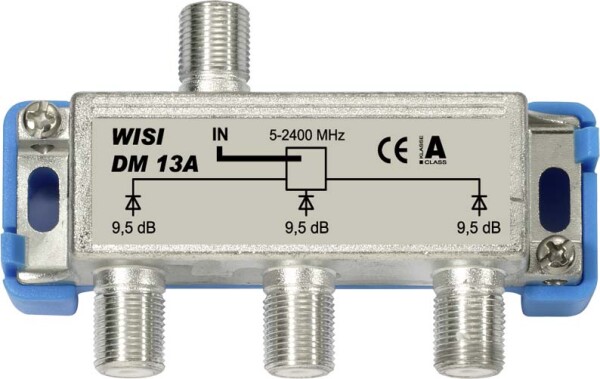 WISI Verteiler 3-fach 5-2400MHz DM13A 9,5dB