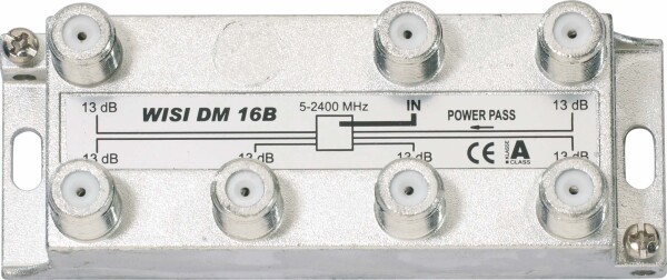 WISI Verteiler 6-fach 5-2400MHz DM16B 13dB