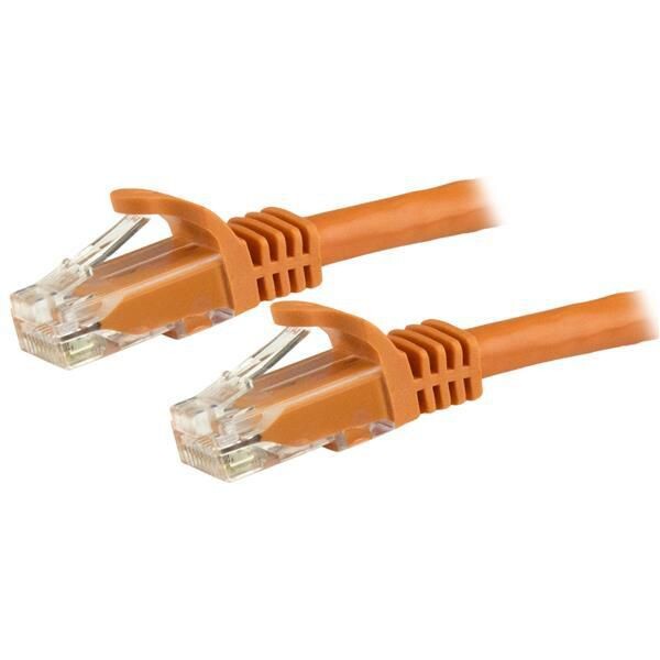 STARTECH.COM 1,5m CAT6 Kabel - orangenes CAT6-Patchkabel - Snagless-RJ45 - 24 AWG Kupferdraht - LAN