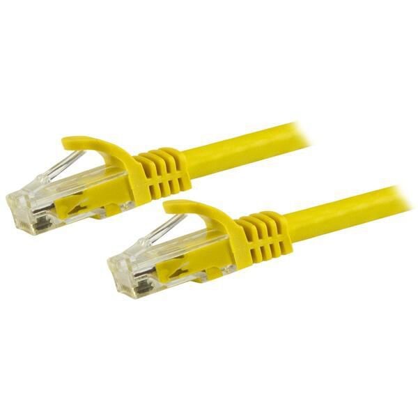 STARTECH.COM 7,5m CAT6 Kabel - gelbes CAT6-Patchkabel - Snagless-RJ45 - Kupferdraht mit 24 AWG - LAN