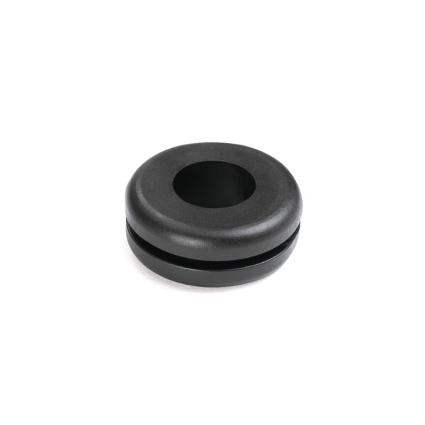 HELLERMANNTYTON Kabeldurchführung Klemm-Ø (max.) 12 mm PVC Schwarz HellermannTyton HV1101-PVC-BK-D1