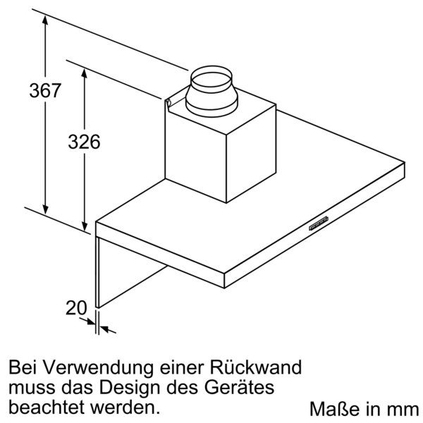 BOSCH Bosc Wandhaube DWB66DM50 A sr