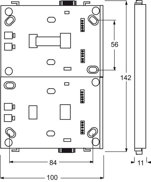 BUSCH-JAEGER Busch Jaeger 2CKA006310A0136 Detektor-Halterung und -Unterteil (2CKA006310A0136)