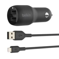 BELKIN USB-A Kfz-Ladegerät, 24W schwarz...