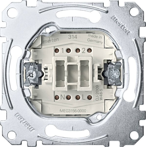 MERTEN GMBH Merten Taster Einsatz       MEG3156-0000 Wechsel 1pol Steckklemmen