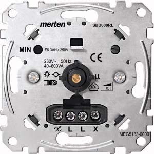 MERTEN GMBH Merten Drehdimmer Einsatz   MEG5133-0000 f.induktive Last 40-600W/VA