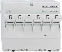 RUTENBECK Patchpanel f.REG-Montage PPR 6 6xRJ45 lgr 6TE...