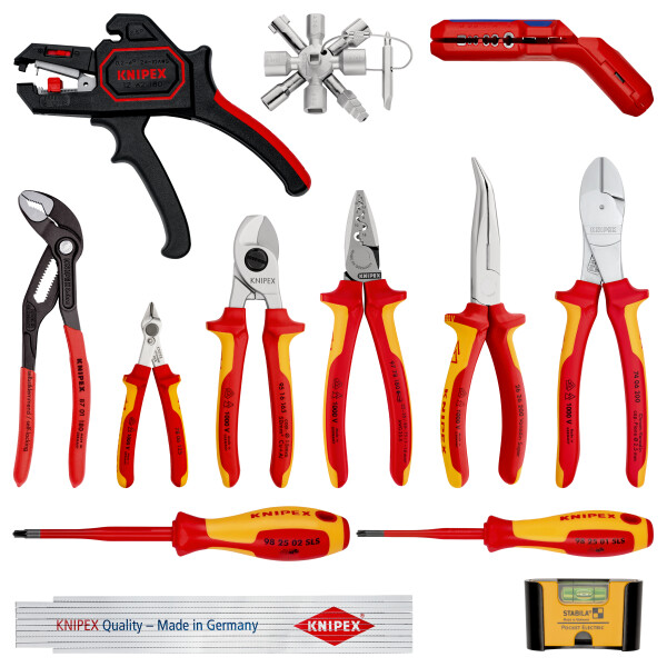 KNIPEX 00 20 90 V02 Zangen-Set 13teilig