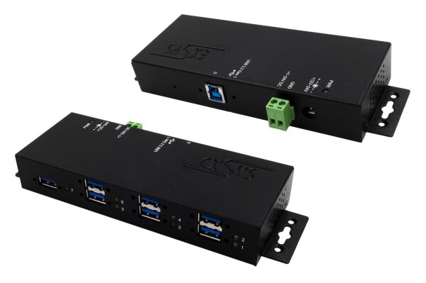 EXSYS EX-1517HMVS 7 Port Managed USB 3.2 Gen1