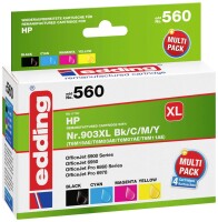 EDDING 4 edding EDD-560 schwarz, cyan, magenta, gelb...