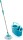 LEIFHEIT Clean Twist Mop Ergo mobile Wischsystem und -eimer Einzeltank Blau (52102)