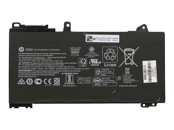 HP Battery 3C 45Wh 3.92 Ah Li