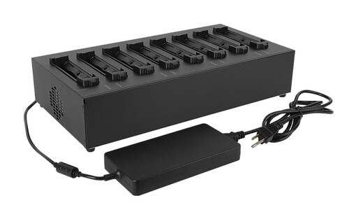 GETAC Multi-Bay Battery charger - Batterieladegerät - Großbritannien und Nordirland - für P/N: GBM4X