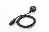 ZEBRA POWER CORD: 18AWG 10A 250V UK