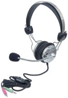 MANHATTAN Sound Headset MANHATTAN SLIM LINE [gy/bk]