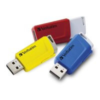 VERBATIM USB-Stick 3x 16GB Verbatim 3.2 Storen Click Gen1...