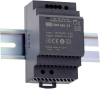 MEAN WELL DDR-60L-24 Hutschienen-DC/DC-Wandler (DIN-Rail)...