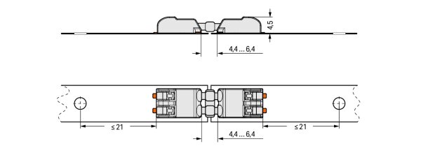 WAGO 2060-962/028-000 Verbinder (B x H x T) 11.40 x 2.60 x 28 mm