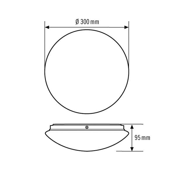 ESYLUX EO10850103 WCLELL61012840WHOH0000000 LED-