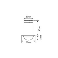 ESYLUX Deckeneinbau- PD-C360i/8 mini UC...