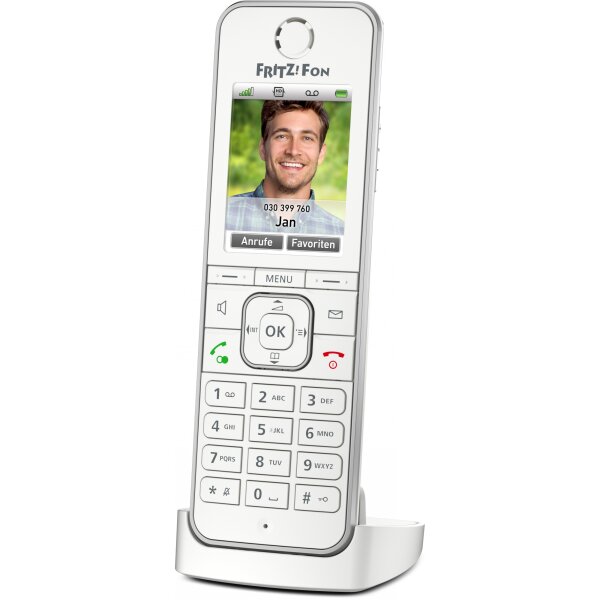 AVM FRITZ!Fon C6 DECT-Mobilteil Weiß (Farbdisplay)