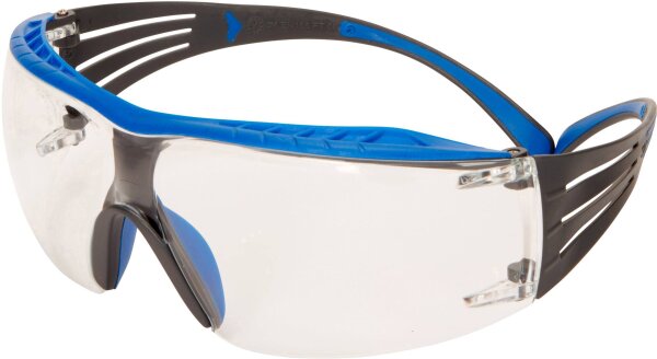 3M SecureFit SF401XSGAF-BLU Schutzbrille inkl. Antibeschlag-Schutz Blau, Grau (SF401XSGAF-BLU)