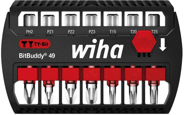 WIHA SB 7946TY-903 BitBuddy 49 42116 Bit-Set 7teilig