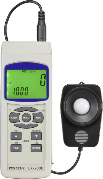 VOLTCRAFT LX-2000 Luxmeter 0 - 99900 lx