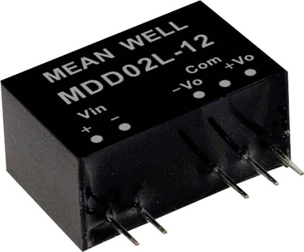 MEAN WELL MDD02L-05 DC/DC-Wandlermodul 200 mA 2 W Anzahl Ausgänge: 2 x