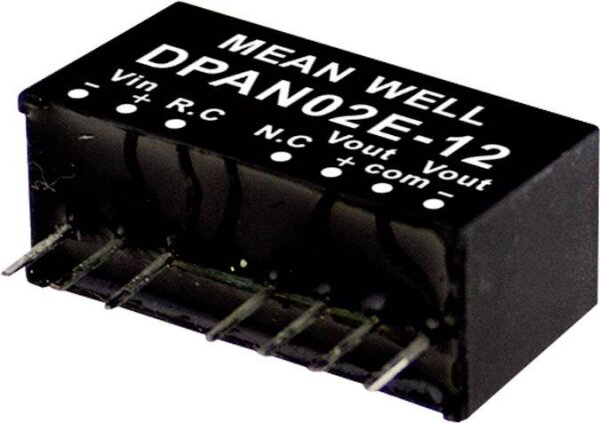 MEAN WELL DPAN02E-12 DC/DC-Wandlermodul 83 mA 2 W Anzahl Ausgänge: 2 x