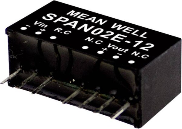 MEAN WELL SPAN02E-15 DC/DC-Wandlermodul 134 mA 2 W Anzahl Ausgänge: 1 x