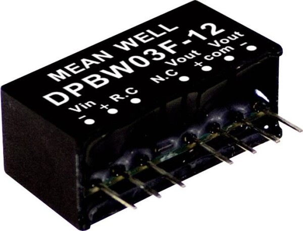 MEAN WELL DPBW03F-05 DC/DC-Wandlermodul 300 mA 3 W Anzahl Ausgänge: 2 x