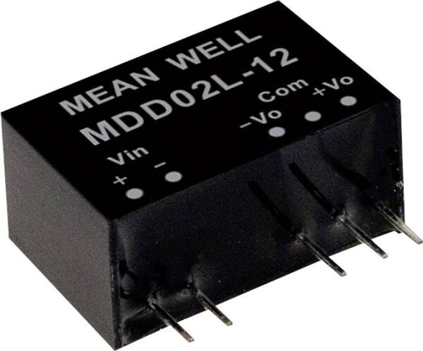 MEAN WELL MDD02L-09 DC/DC-Wandlermodul 111 mA 2 W Anzahl Ausgänge: 2 x