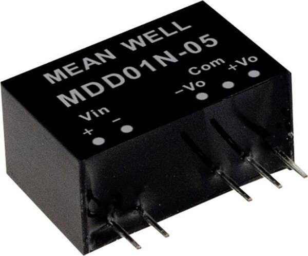 MEAN WELL MDD01M-09 DC/DC-Wandlermodul 56 mA 1 W Anzahl Ausgänge: 2 x