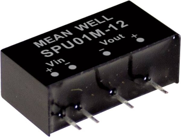 MEAN WELL SPU01L-05 DC/DC-Wandlermodul 200 mA 1 W Anzahl Ausgänge: 1 x