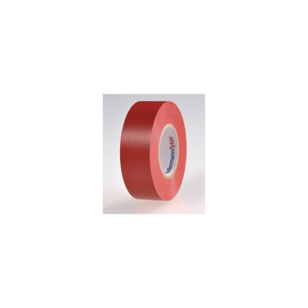 HELLERMANNTYTON Hellermann HTAPE-FLEX15RD-25x25 PVC HelaTape Isolierband rot 710-00134