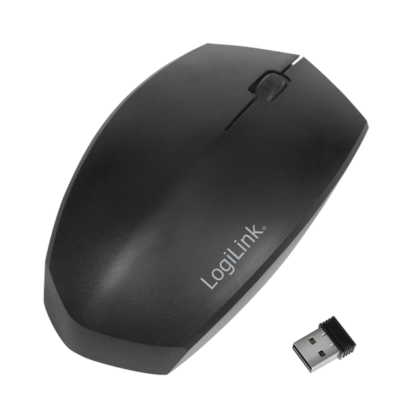 LOGILINK Maus Bluetooth 4.2 + Funk 2,4 GHz, dual-Modus black